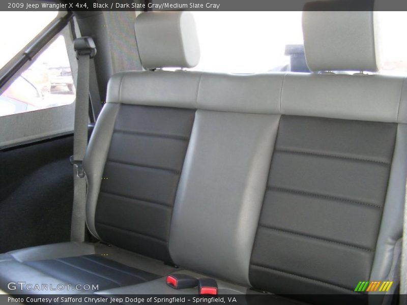 Black / Dark Slate Gray/Medium Slate Gray 2009 Jeep Wrangler X 4x4