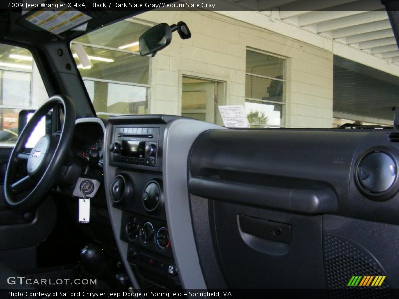 Black / Dark Slate Gray/Medium Slate Gray 2009 Jeep Wrangler X 4x4