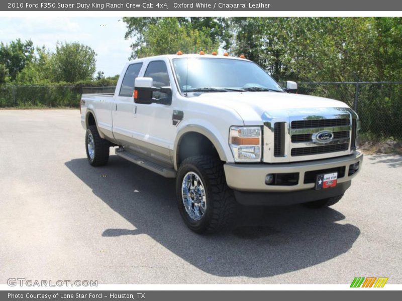 Oxford White / Chaparral Leather 2010 Ford F350 Super Duty King Ranch Crew Cab 4x4