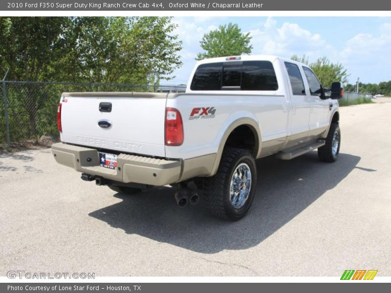 Oxford White / Chaparral Leather 2010 Ford F350 Super Duty King Ranch Crew Cab 4x4