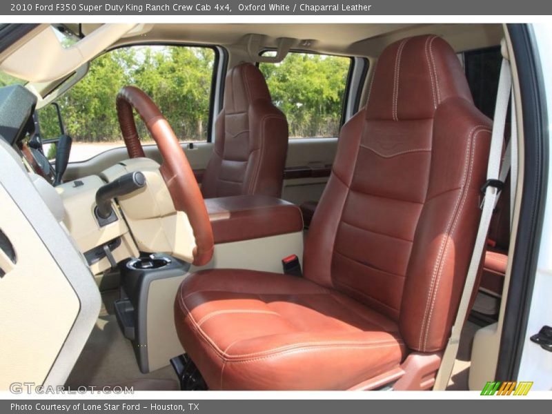 Oxford White / Chaparral Leather 2010 Ford F350 Super Duty King Ranch Crew Cab 4x4