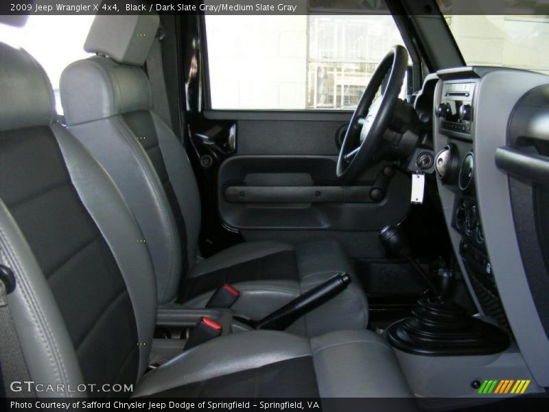 Black / Dark Slate Gray/Medium Slate Gray 2009 Jeep Wrangler X 4x4