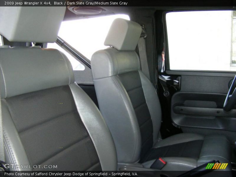 Black / Dark Slate Gray/Medium Slate Gray 2009 Jeep Wrangler X 4x4