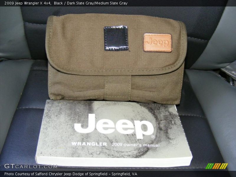 Black / Dark Slate Gray/Medium Slate Gray 2009 Jeep Wrangler X 4x4