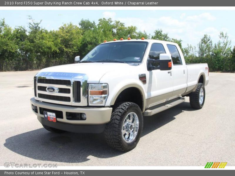 Oxford White / Chaparral Leather 2010 Ford F350 Super Duty King Ranch Crew Cab 4x4