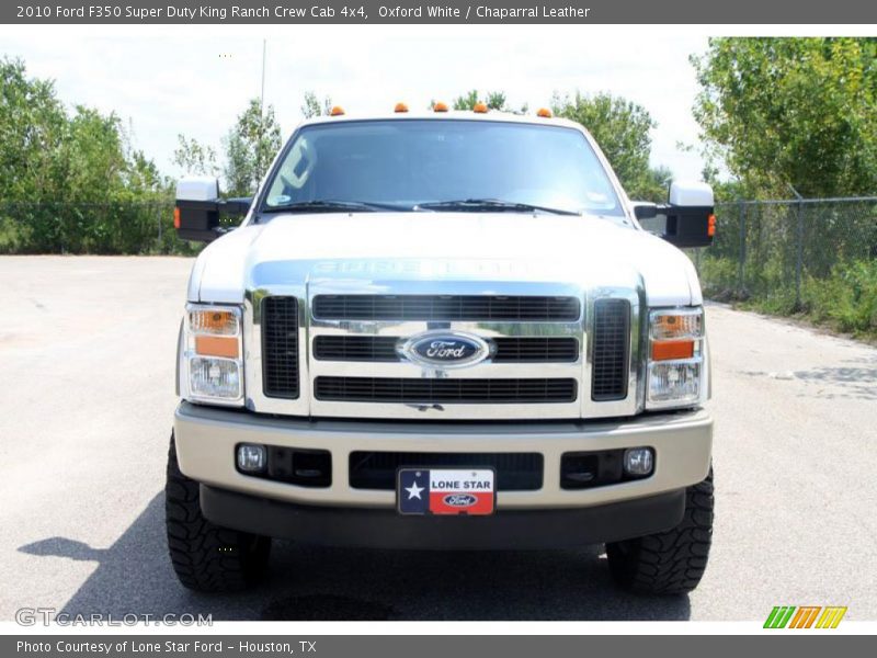 Oxford White / Chaparral Leather 2010 Ford F350 Super Duty King Ranch Crew Cab 4x4