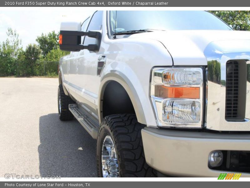 Oxford White / Chaparral Leather 2010 Ford F350 Super Duty King Ranch Crew Cab 4x4