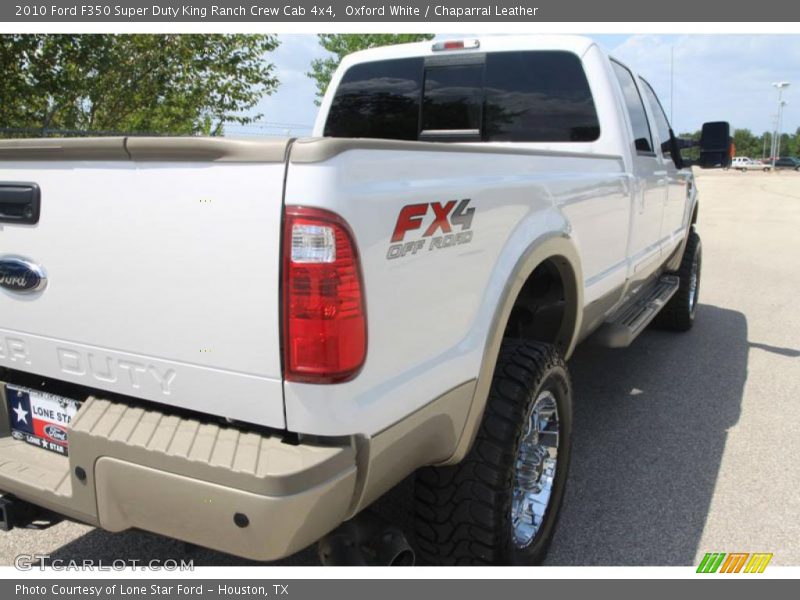 Oxford White / Chaparral Leather 2010 Ford F350 Super Duty King Ranch Crew Cab 4x4