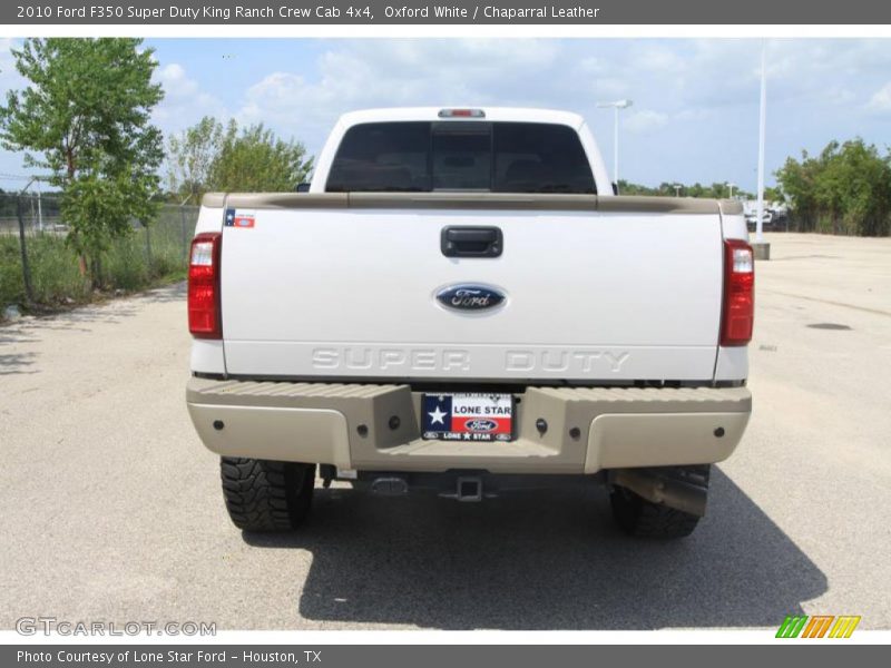 Oxford White / Chaparral Leather 2010 Ford F350 Super Duty King Ranch Crew Cab 4x4