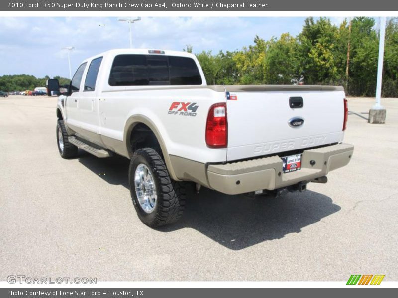 Oxford White / Chaparral Leather 2010 Ford F350 Super Duty King Ranch Crew Cab 4x4