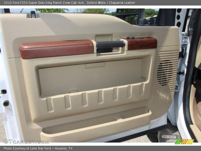 Oxford White / Chaparral Leather 2010 Ford F350 Super Duty King Ranch Crew Cab 4x4