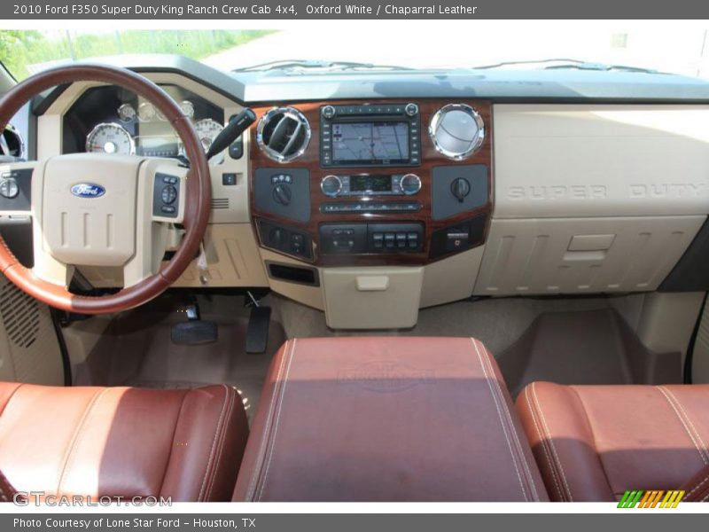 Oxford White / Chaparral Leather 2010 Ford F350 Super Duty King Ranch Crew Cab 4x4