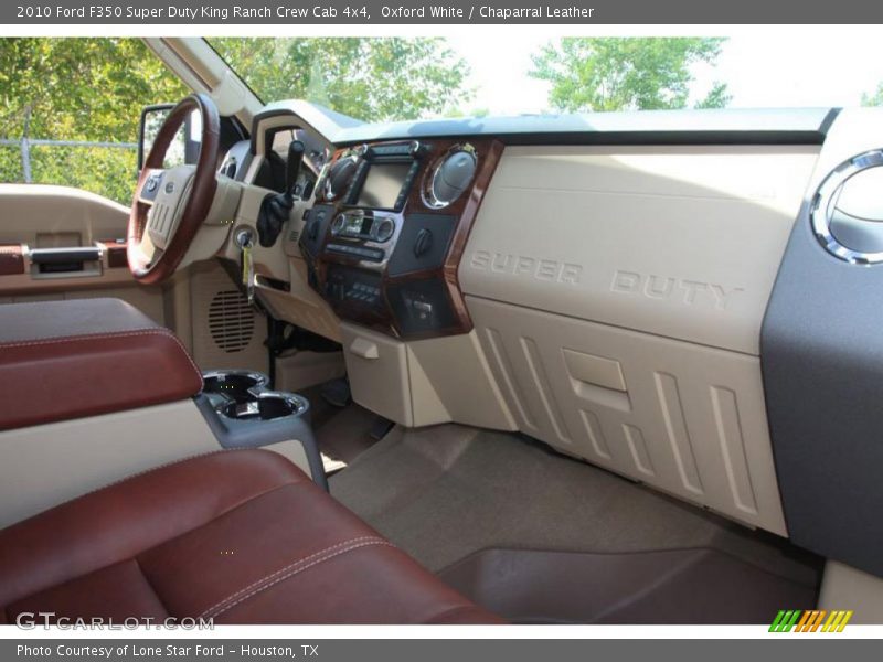Oxford White / Chaparral Leather 2010 Ford F350 Super Duty King Ranch Crew Cab 4x4