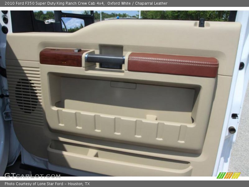 Oxford White / Chaparral Leather 2010 Ford F350 Super Duty King Ranch Crew Cab 4x4