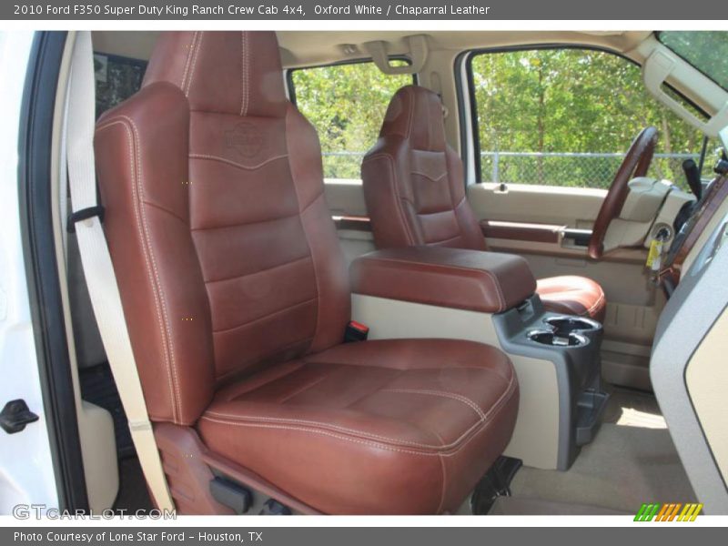 Oxford White / Chaparral Leather 2010 Ford F350 Super Duty King Ranch Crew Cab 4x4