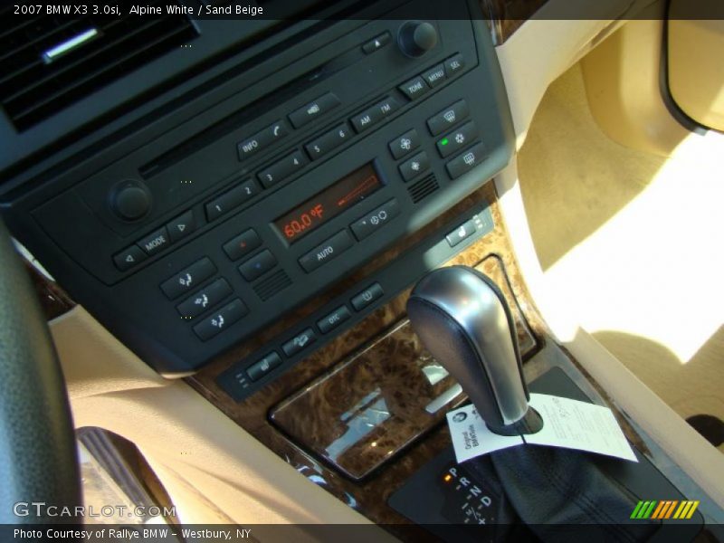 Alpine White / Sand Beige 2007 BMW X3 3.0si