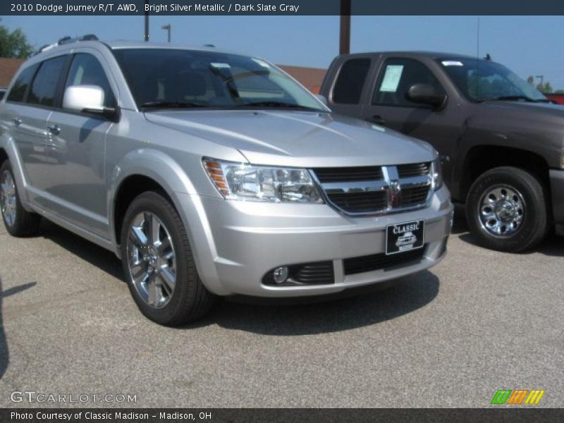 Bright Silver Metallic / Dark Slate Gray 2010 Dodge Journey R/T AWD