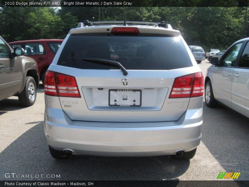 Bright Silver Metallic / Dark Slate Gray 2010 Dodge Journey R/T AWD