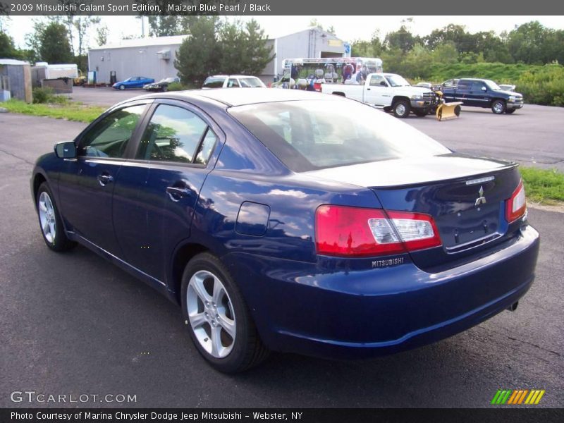 Maizen Blue Pearl / Black 2009 Mitsubishi Galant Sport Edition