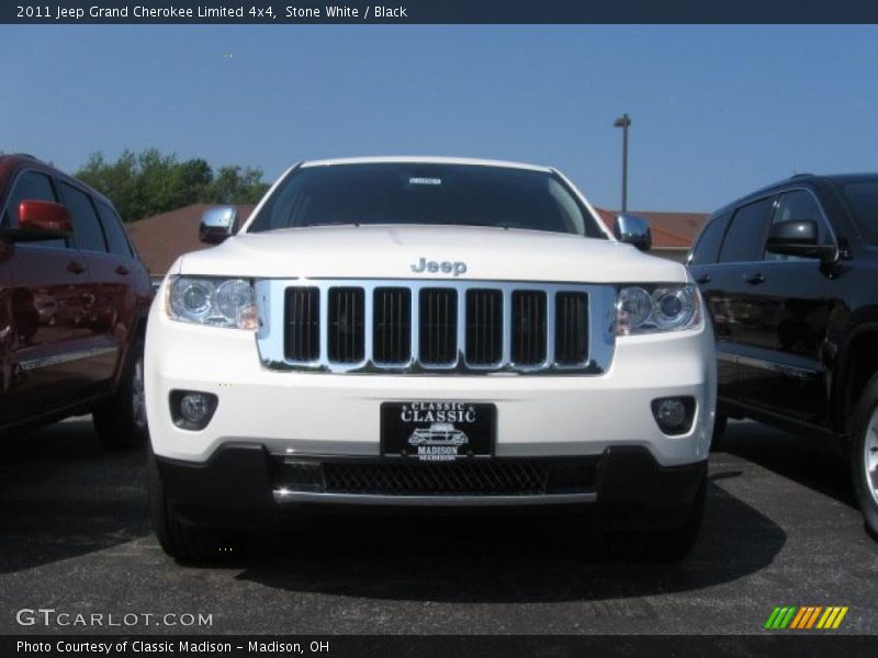 Stone White / Black 2011 Jeep Grand Cherokee Limited 4x4