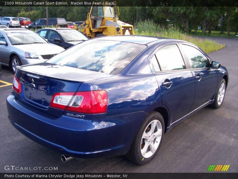 Maizen Blue Pearl / Black 2009 Mitsubishi Galant Sport Edition