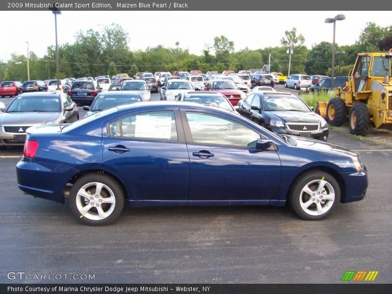 Maizen Blue Pearl / Black 2009 Mitsubishi Galant Sport Edition