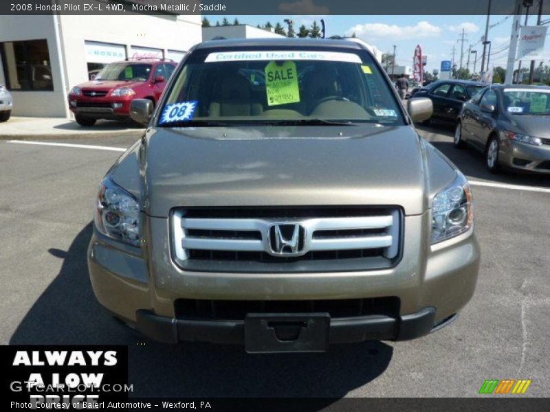 Mocha Metallic / Saddle 2008 Honda Pilot EX-L 4WD
