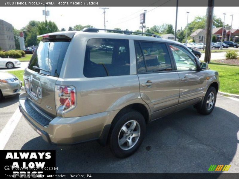 Mocha Metallic / Saddle 2008 Honda Pilot EX-L 4WD