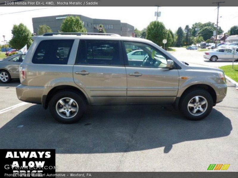 Mocha Metallic / Saddle 2008 Honda Pilot EX-L 4WD