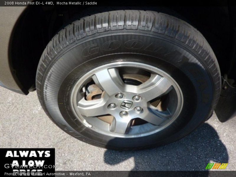 Mocha Metallic / Saddle 2008 Honda Pilot EX-L 4WD
