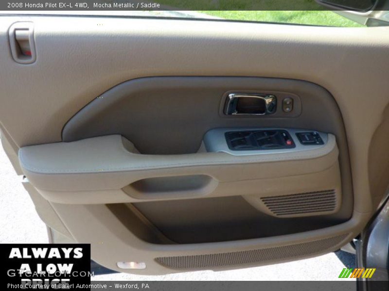 Mocha Metallic / Saddle 2008 Honda Pilot EX-L 4WD