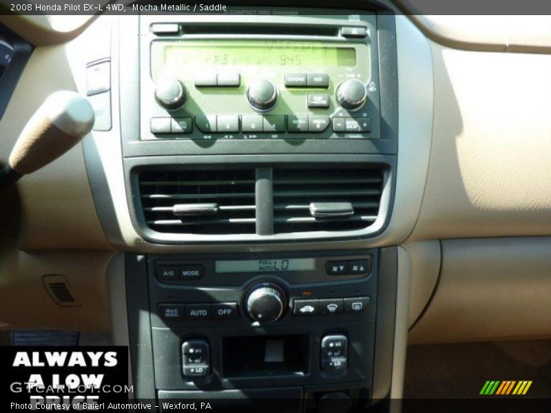 Mocha Metallic / Saddle 2008 Honda Pilot EX-L 4WD