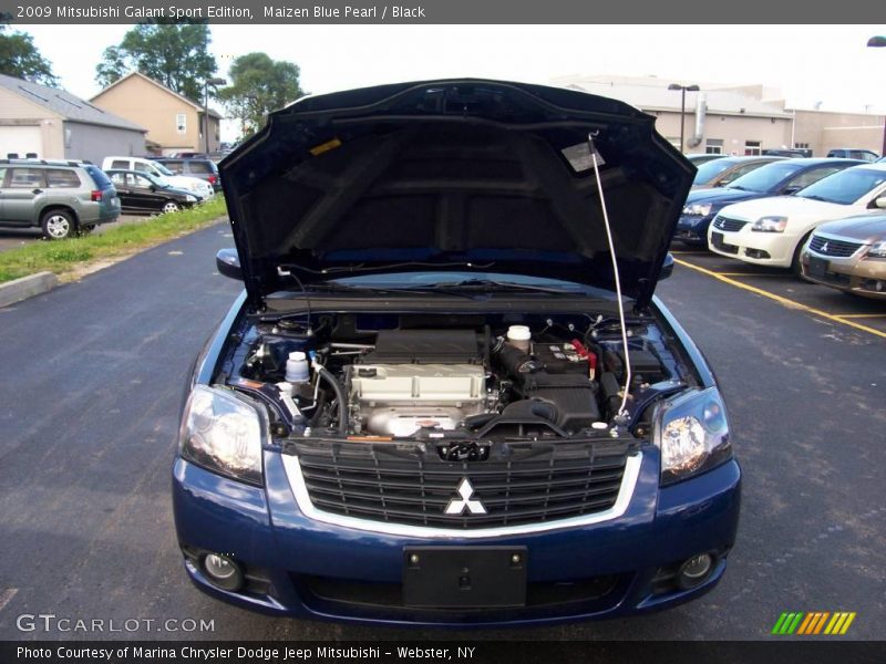 Maizen Blue Pearl / Black 2009 Mitsubishi Galant Sport Edition