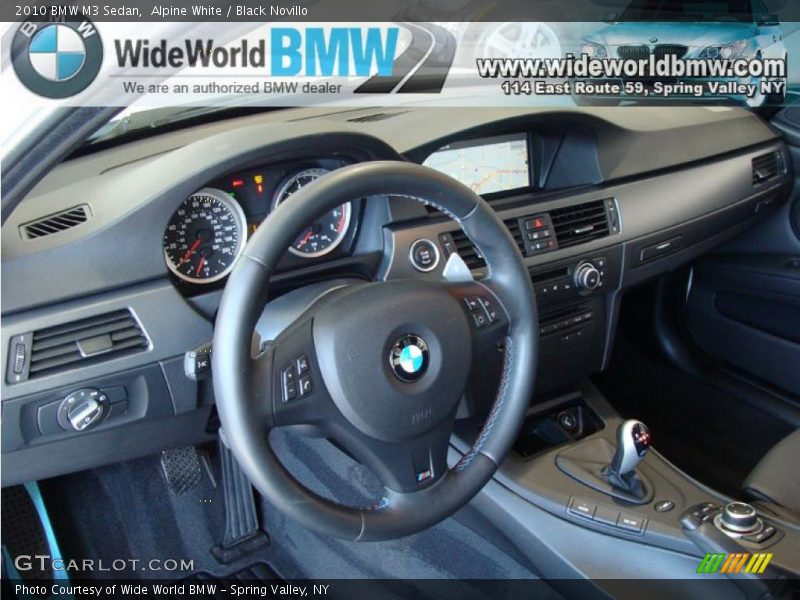 Alpine White / Black Novillo 2010 BMW M3 Sedan