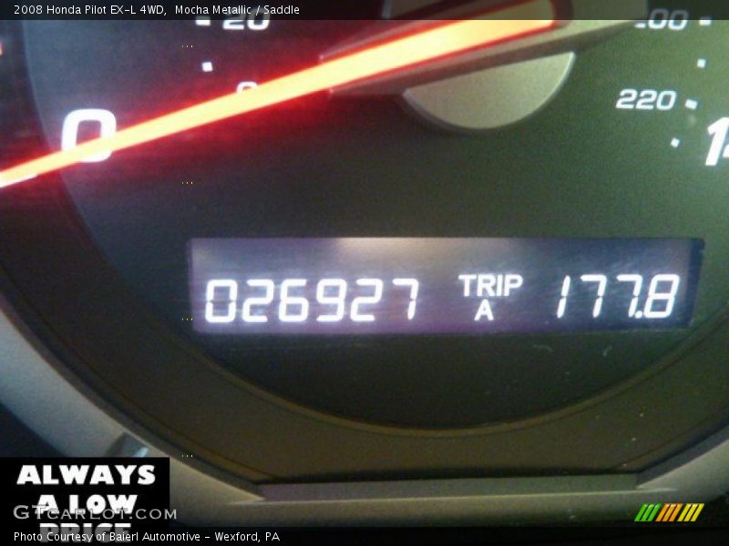 Mocha Metallic / Saddle 2008 Honda Pilot EX-L 4WD