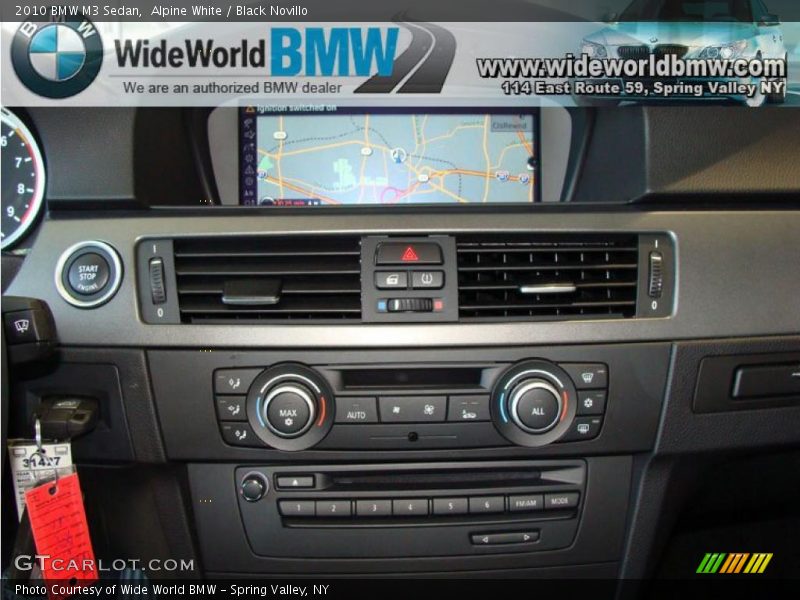 Alpine White / Black Novillo 2010 BMW M3 Sedan