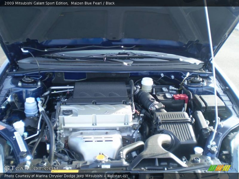 Maizen Blue Pearl / Black 2009 Mitsubishi Galant Sport Edition