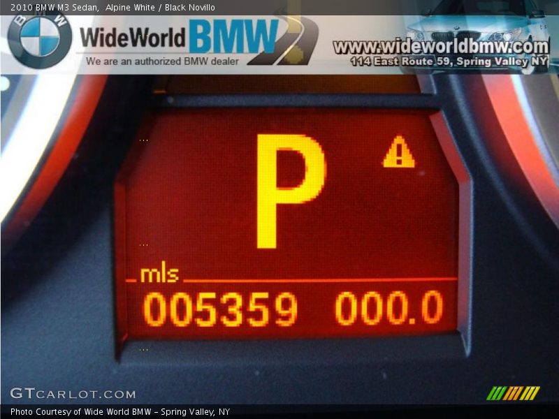 Alpine White / Black Novillo 2010 BMW M3 Sedan