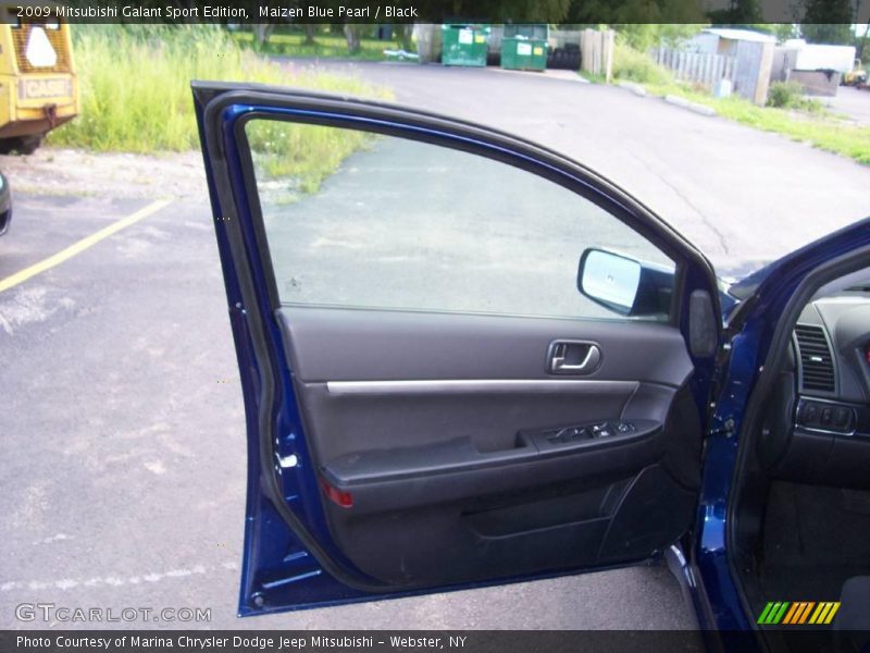 Maizen Blue Pearl / Black 2009 Mitsubishi Galant Sport Edition