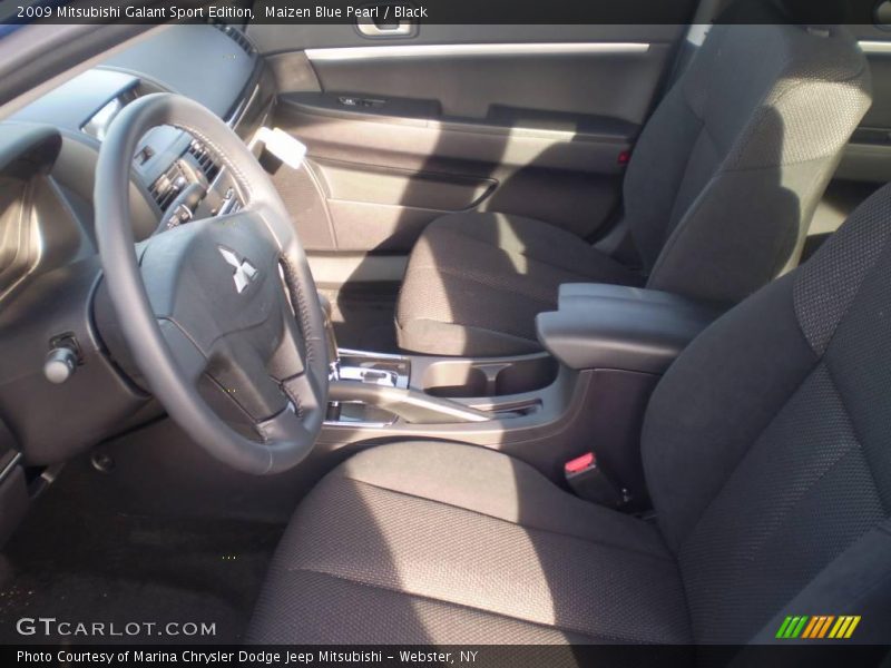 Maizen Blue Pearl / Black 2009 Mitsubishi Galant Sport Edition