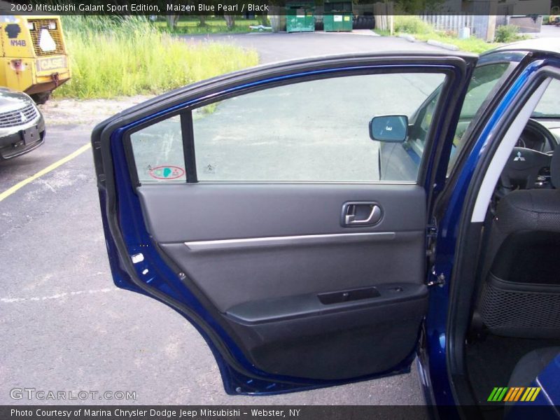 Maizen Blue Pearl / Black 2009 Mitsubishi Galant Sport Edition