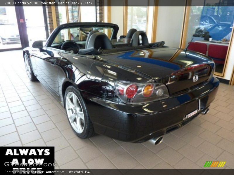 Berlina Black / Black 2008 Honda S2000 Roadster