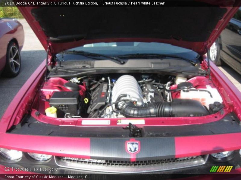 Furious Fuchsia / Pearl White Leather 2010 Dodge Challenger SRT8 Furious Fuchsia Edition