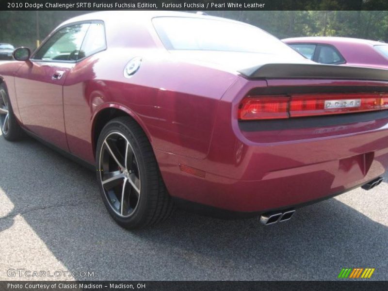 Furious Fuchsia / Pearl White Leather 2010 Dodge Challenger SRT8 Furious Fuchsia Edition