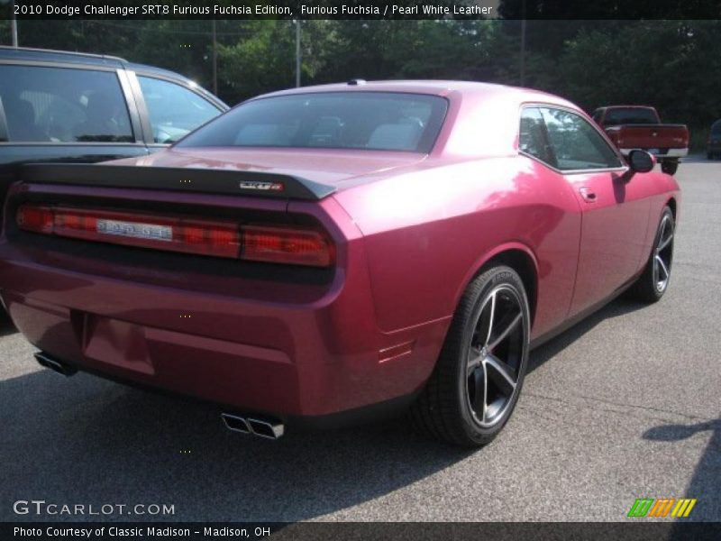Furious Fuchsia / Pearl White Leather 2010 Dodge Challenger SRT8 Furious Fuchsia Edition