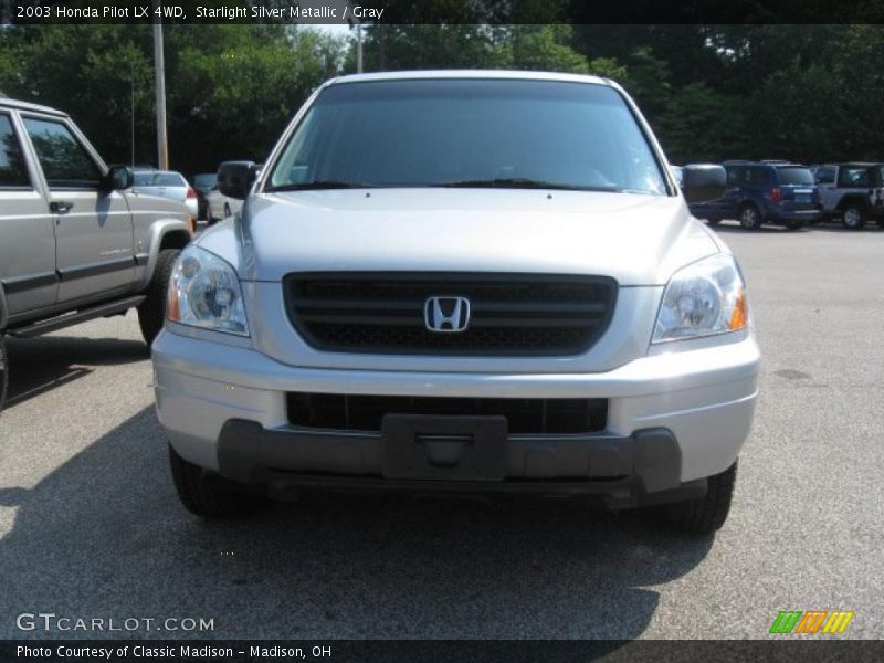 Starlight Silver Metallic / Gray 2003 Honda Pilot LX 4WD
