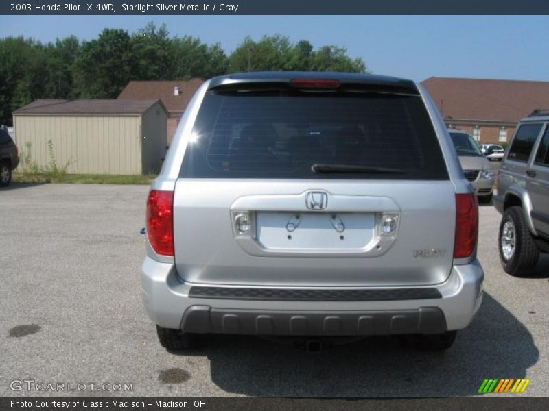 Starlight Silver Metallic / Gray 2003 Honda Pilot LX 4WD