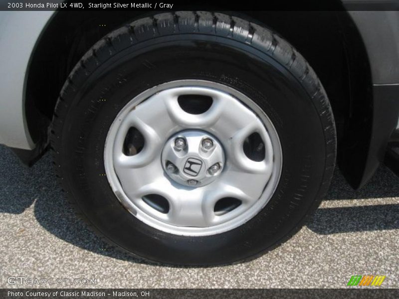 Starlight Silver Metallic / Gray 2003 Honda Pilot LX 4WD