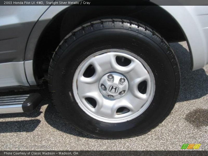 Starlight Silver Metallic / Gray 2003 Honda Pilot LX 4WD