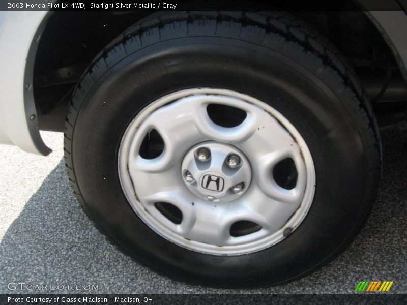 Starlight Silver Metallic / Gray 2003 Honda Pilot LX 4WD